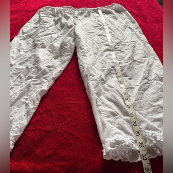 NWOT LARGE VICTORIA’S SECRET PJ SET WHITE PERFECT MEASUREMENTS IN PICS FLAWLESS - Picture 8 of 12